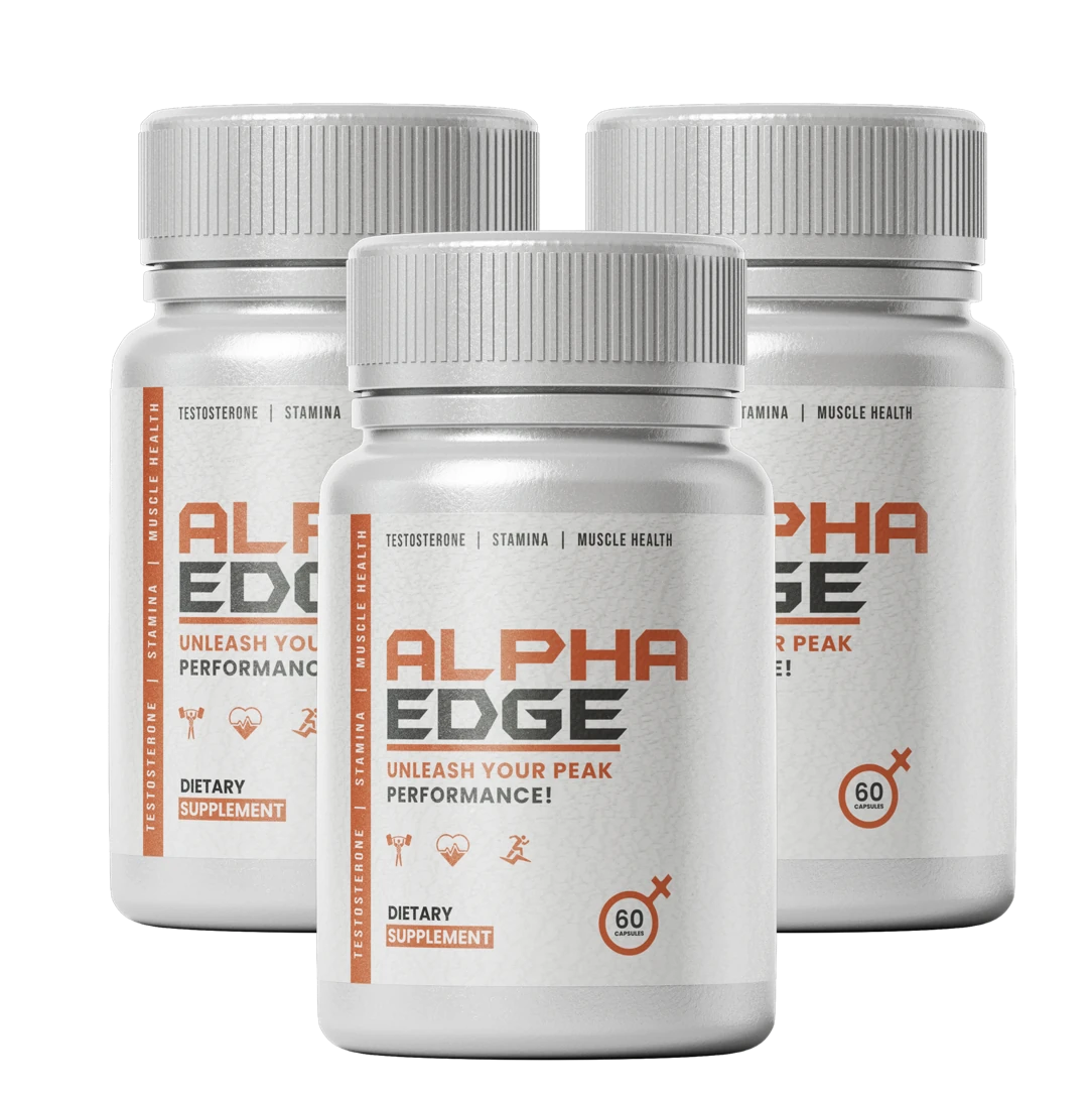 Confezione di Alpha Edge: l'integratore per vitalità, energia e prestazioni maschili.