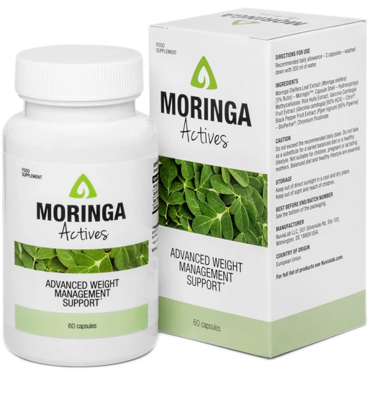 Confezione Moringa Actives per controllo peso