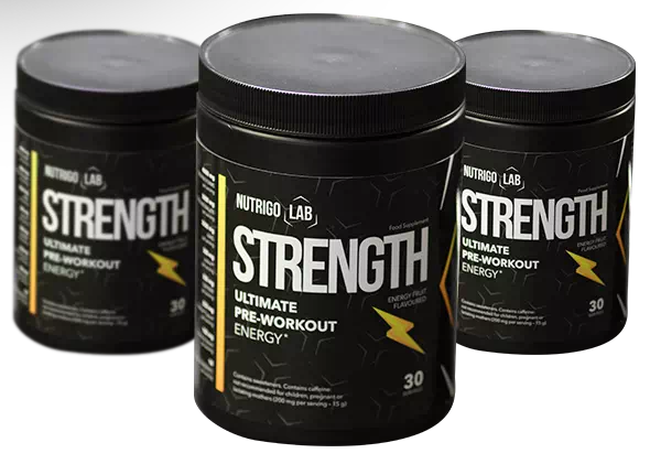 Nutrigo Lab Strength: Integratore Pre-Allenamento per Forza, Energia e Massima Resistenza.