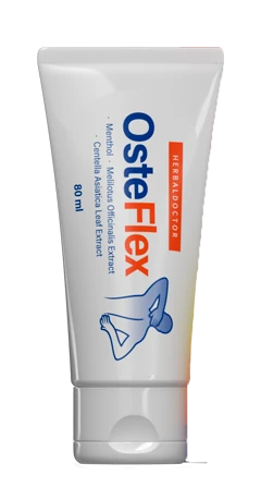 Tubetto di Osteflex gel per dolori articolari.